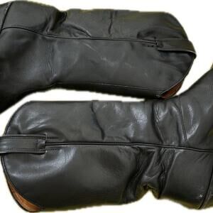 Leather Boots Men 8.5 Cowboy Western Goth